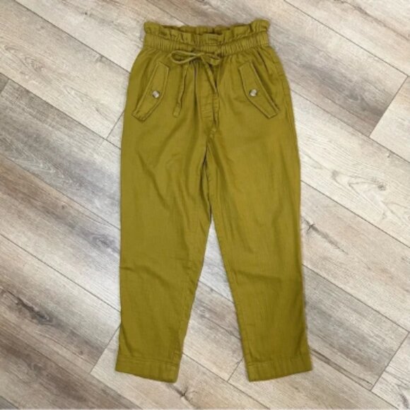 LOFT Pants - LOFT Paperbag Waist High Rise Straight Pants Size XSP